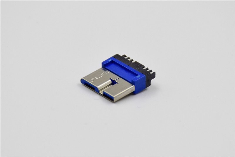 USB MICRO B 3.0 M 雙排焊